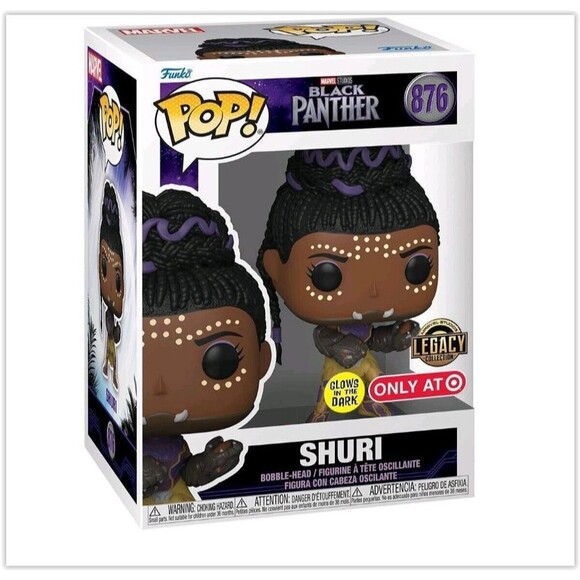 Funko Pop Black Panther Shuri Glow In The Dark & Tee Target Exclusive Size 2XL - Picture 4 of 4